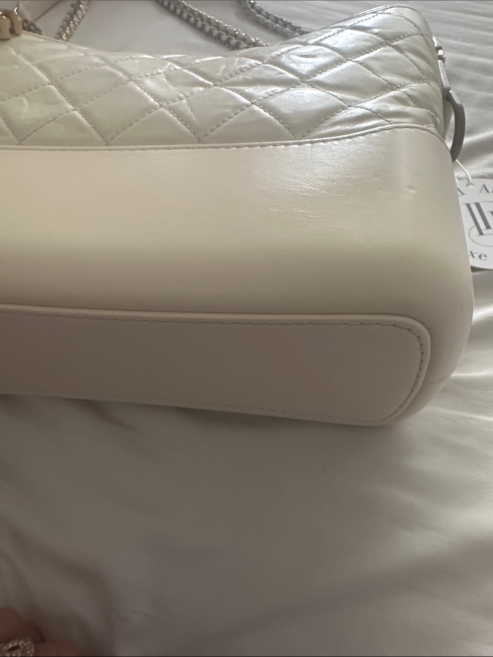 Authentic Chanel Gabrielle Medium in Dirty White Colour - Picture 6 of 11